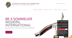 Desktop Screenshot of eurosommelier.com